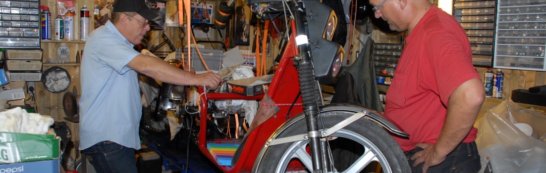 Restaurering af en PUCH Trilet fra 1993